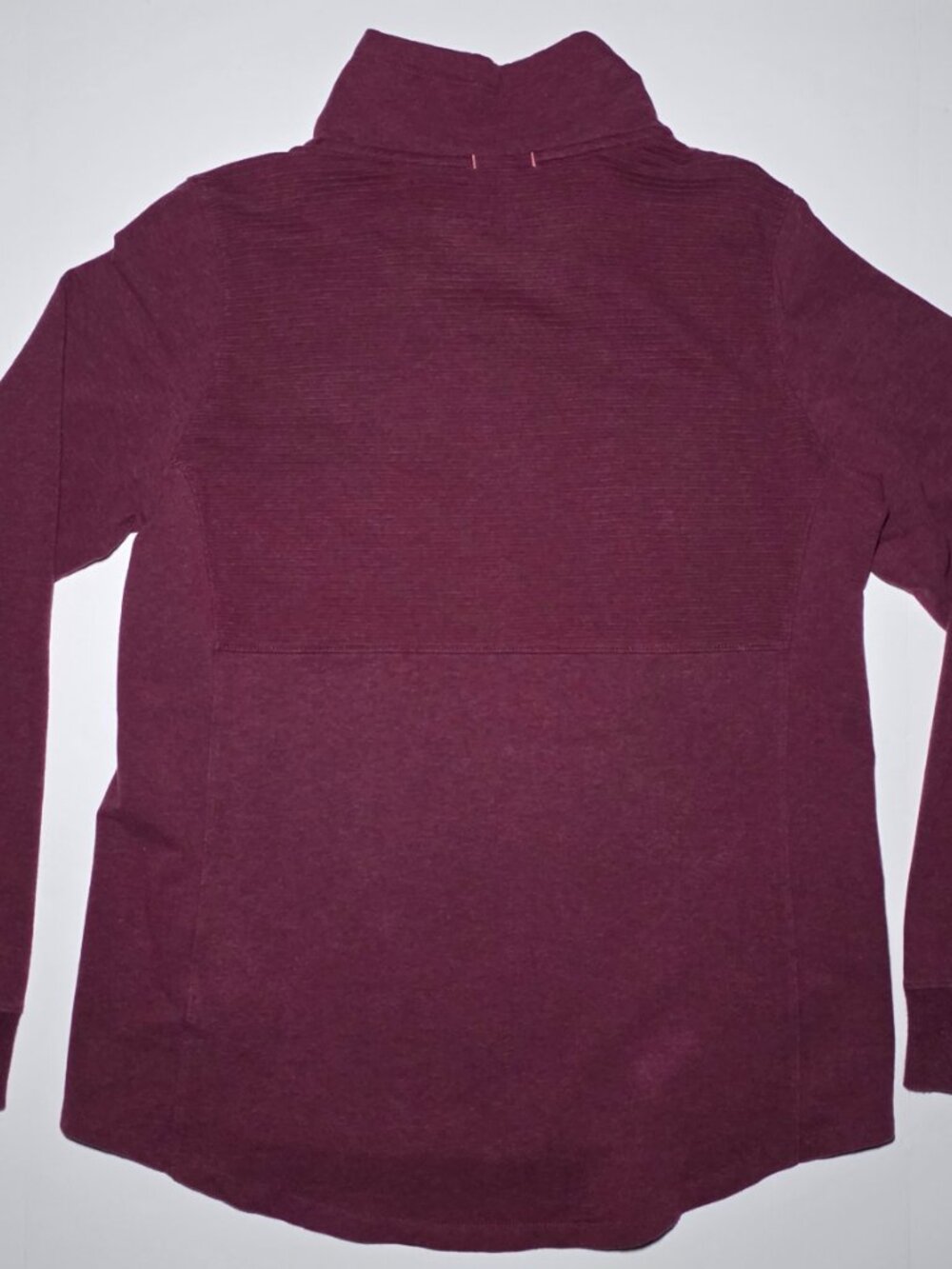 L.L. Bean Womens Purple Longsleeve Pullover With Drawstring Size Large Tall